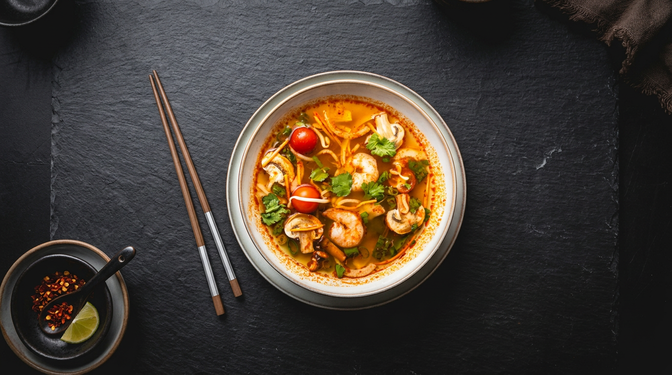 Takeaway bokse med thaimad